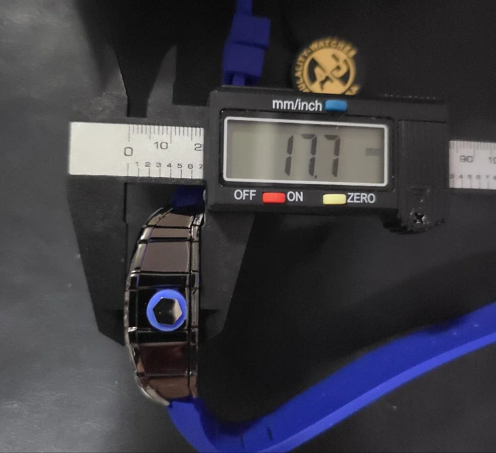 Blue Space-Themed Silicone Strap Watch - AJs Brand
